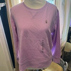 Purple Polo crew neck long sleeve